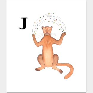 J is for Jaguarundi Posters and Art